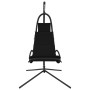 Garden hanging chair with steel cushion and black Oxford fabric by vidaXL, Garden rockers - Ref: Foro24-362728, Price: 106,69...