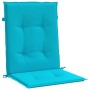 Cushions for chairs with low backrest 4 units turquoise fabric by vidaXL, Cushions for chairs and sofas - Ref: Foro24-361338,...