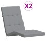 Kissen für Sonnenliege 2 Stück Oxford Stoff grau von vidaXL, Kissen für Stühle und Sofas - Ref: Foro24-361985, Preis: 46,59 €...