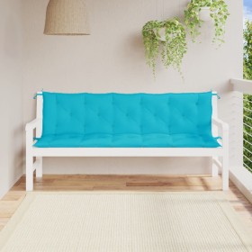 Garden Bench Cushions 2 Pcs Turquoise Oxford Fabric by vidaXL, Cushions for chairs and sofas - Ref: Foro24-361734, Price: 62,...