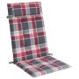 High Back Chair Cushions 2 Pcs Red Plaid Oxford Fabric by vidaXL, Cushions for chairs and sofas - Ref: Foro24-361913, Price: ...