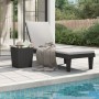 Black polypropylene sun lounger 155x58x83 cm by vidaXL, Loungers - Ref: Foro24-364146, Price: 129,92 €, Discount: %