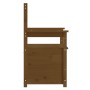 Solid pine wood bench honey brown 112.5x51.5x96.5 cm by vidaXL, Banks - Ref: Foro24-823562, Price: 155,30 €, Discount: %