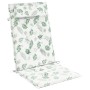 High back chair cushions 6 pcs Oxford fabric with leaf print by vidaXL, Cushions for chairs and sofas - Ref: Foro24-361930, P...