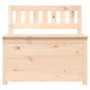 Solid pine wood bench 80x41x77 cm by vidaXL, Banks - Ref: Foro24-823549, Price: 82,12 €, Discount: %