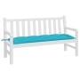 Turquoise Oxford fabric garden bench cushion 150x50x7 cm by vidaXL, Cushions for chairs and sofas - Ref: Foro24-361620, Price...