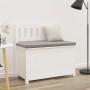 Solid white pine wood bench 80x41x77 cm by vidaXL, Banks - Ref: Foro24-823550, Price: 116,00 €, Discount: %