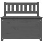 Solid gray pine wood bench 80x41x77 cm by vidaXL, Banks - Ref: Foro24-823551, Price: 144,50 €, Discount: %