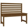 Garden bench solid pine wood honey brown 109 cm by vidaXL, garden benches - Ref: Foro24-824035, Price: 69,45 €, Discount: %