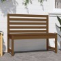 Garden bench solid pine wood honey brown 109 cm by vidaXL, garden benches - Ref: Foro24-824035, Price: 69,45 €, Discount: %