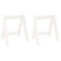 Solid pine wood stools, set of 2, 40x40x45 cm by vidaXL, Folding stools and chairs - Ref: Foro24-823660, Price: 43,99 €, Disc...