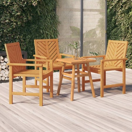 Dining chairs for garden, set of 3, solid acacia wood. by vidaXL, Garden chairs - Ref: Foro24-362228, Price: 214,99 €, Discou...