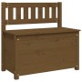 Solid pine wood bench honey brown 80x41x77 cm by vidaXL, Banks - Ref: Foro24-823552, Price: 131,70 €, Discount: %