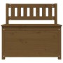 Solid pine wood bench honey brown 80x41x77 cm by vidaXL, Banks - Ref: Foro24-823552, Price: 131,70 €, Discount: %