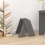 Stools 2 units solid gray pine wood 40x40x45 cm by vidaXL, Folding stools and chairs - Ref: Foro24-823661, Price: 43,22 €, Di...