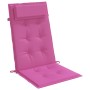 Cojines de silla con respaldo alto 2 uds tela Oxford rosa de vidaXL, Cojines para sillas y sofás - Ref: Foro24-361934, Precio...