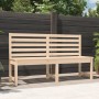 Solid pine wood garden bench 157.5 cm by vidaXL, garden benches - Ref: Foro24-824039, Price: 108,50 €, Discount: %