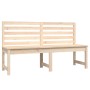 Solid pine wood garden bench 157.5 cm by vidaXL, garden benches - Ref: Foro24-824039, Price: 108,50 €, Discount: %