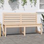 Solid pine wood garden bench 157.5 cm by vidaXL, garden benches - Ref: Foro24-824039, Price: 108,50 €, Discount: %