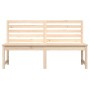 Solid pine wood garden bench 157.5 cm by vidaXL, garden benches - Ref: Foro24-824039, Price: 108,50 €, Discount: %