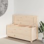 Solid pine wood bench 110x41x76.5 cm by vidaXL, Banks - Ref: Foro24-823554, Price: 108,89 €, Discount: %