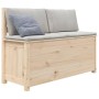 Solid pine wood bench 110x41x76.5 cm by vidaXL, Banks - Ref: Foro24-823554, Price: 108,89 €, Discount: %