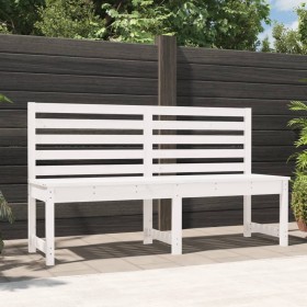 Gartenbank aus massivem weißem Kiefernholz 157,5 cm von vidaXL, Gartenbänke - Ref: Foro24-824040, Preis: 155,99 €, Rabatt: %