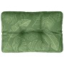 Cushion for pallets, leaf print fabric, 60x40x12 cm by vidaXL, Cushions for chairs and sofas - Ref: Foro24-360576, Price: 23,...