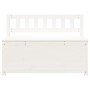 Solid white pine wood bench 110x41x76.5 cm by vidaXL, Banks - Ref: Foro24-823555, Price: 136,32 €, Discount: %