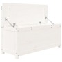 Solid white pine wood bench 110x41x76.5 cm by vidaXL, Banks - Ref: Foro24-823555, Price: 136,32 €, Discount: %