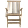 Folding garden chairs 2 units solid teak wood 56x61x89 cm by vidaXL, Garden chairs - Ref: Foro24-362764, Price: 174,34 €, Dis...