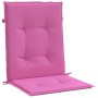 Chair cushions with low backrest 4 pcs pink fabric by vidaXL, Cushions for chairs and sofas - Ref: Foro24-361335, Price: 62,9...