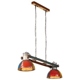 Lámpara colgante industrial multicolor E27 25 W 111 cm de vidaXL, Lámparas - Ref: Foro24-344394, Precio: 94,99 €, Descuento: %