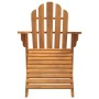 Adirondack garden chair with footrest solid teak wood by vidaXL, Garden chairs - Ref: Foro24-362697, Price: 180,99 €, Discoun...