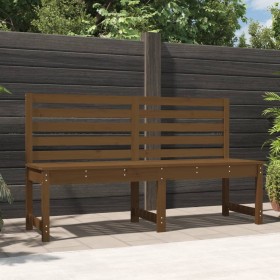 Banco de jardín madera maciza pino marrón miel 157,5 cm de vidaXL, Bancos de jardín - Ref: Foro24-824042, Precio: 99,29 €, De...