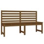 Banco de jardín madera maciza pino marrón miel 157,5 cm de vidaXL, Bancos de jardín - Ref: Foro24-824042, Precio: 99,29 €, De...