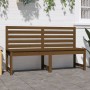 Banco de jardín madera maciza pino marrón miel 157,5 cm de vidaXL, Bancos de jardín - Ref: Foro24-824042, Precio: 99,29 €, De...