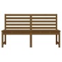 Garden bench solid pine wood honey brown 157.5 cm by vidaXL, garden benches - Ref: Foro24-824042, Price: 99,29 €, Discount: %