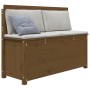 Solid pine wood bench honey brown 110x41x76.5 cm by vidaXL, Banks - Ref: Foro24-823557, Price: 156,33 €, Discount: %