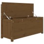 Solid pine wood bench honey brown 110x41x76.5 cm by vidaXL, Banks - Ref: Foro24-823557, Price: 156,33 €, Discount: %