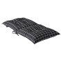 Cojines para silla con respaldo bajo 4 uds tela a cuadros negro de vidaXL, Cojines para sillas y sofás - Ref: Foro24-360342, ...