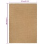 Rechteckiger Teppich aus Naturjute 80x160 cm von vidaXL, Teppiche - Ref: Foro24-345100, Preis: 53,97 €, Rabatt: %