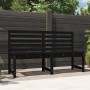 Banco de jardín madera maciza pino negro 157,5 cm de vidaXL, Bancos de jardín - Ref: Foro24-824043, Precio: 94,69 €, Descuent...