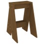 Stools 2 pcs solid honey brown pine wood 40x40x60 cm by vidaXL, Folding stools and chairs - Ref: Foro24-823667, Price: 39,74 ...