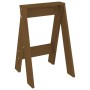 Stools 2 pcs solid honey brown pine wood 40x40x60 cm by vidaXL, Folding stools and chairs - Ref: Foro24-823667, Price: 39,74 ...