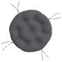 Anthracite gray Oxford fabric round cushion Ø 60x11 cm by vidaXL, Cushions for chairs and sofas - Ref: Foro24-361940, Price: ...