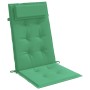 Cojines de silla con respaldo alto 4 uds tela Oxford verde de vidaXL, Cojines para sillas y sofás - Ref: Foro24-361890, Preci...