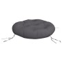 Anthracite gray Oxford fabric round cushion Ø 60x11 cm by vidaXL, Cushions for chairs and sofas - Ref: Foro24-361940, Price: ...