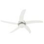 Ventilador de techo adornado con lámpara 128 cm blanco de vidaXL, Ventiladores de techo - Ref: Foro24-50538, Precio: 149,37 €...