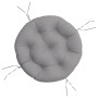 Round gray Oxford fabric cushion Ø 60x11 cm by vidaXL, Cushions for chairs and sofas - Ref: Foro24-361941, Price: 27,79 €, Di...